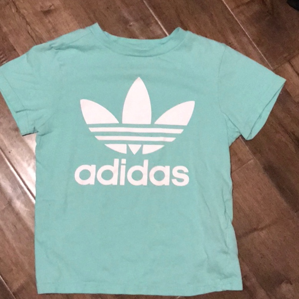 Cute mint green adidas shirt